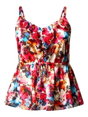 Torrid floral ruffled Cami Size 3x